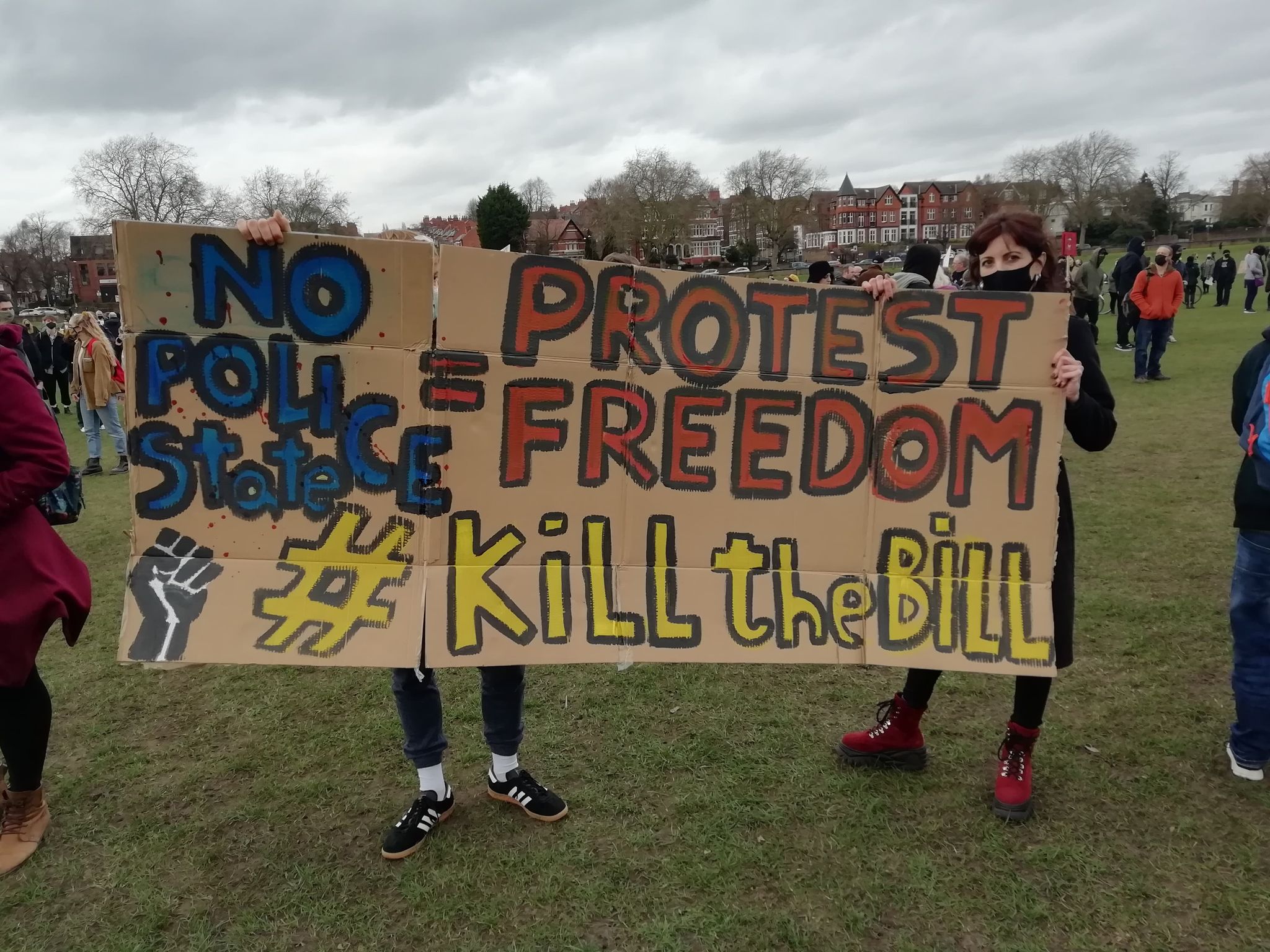 Nottingham Kill the Bill protest