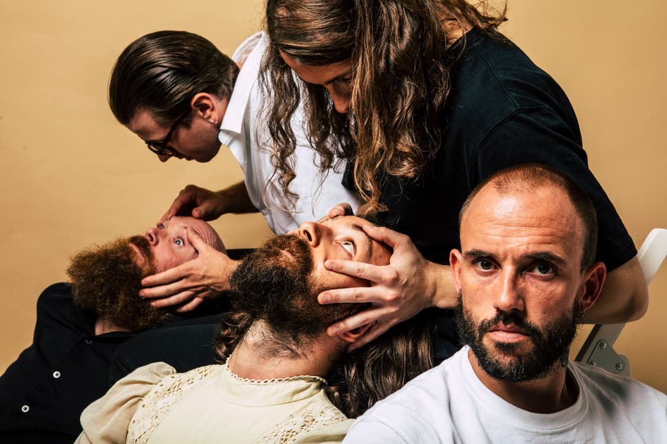 IDLES press shoots before the launch of 'CRAWLER'