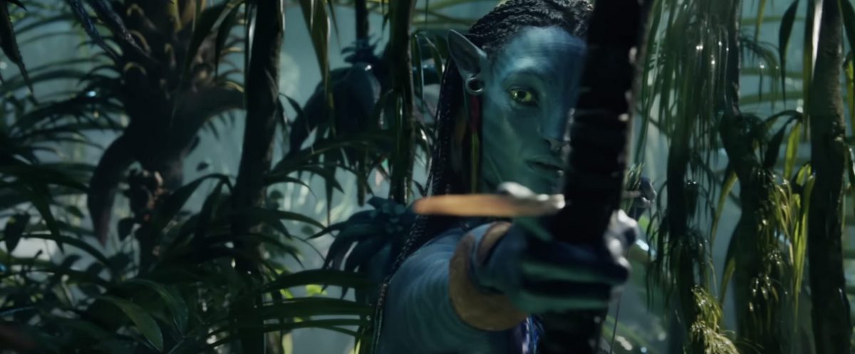 Screenshot from the film Avatar: The Way of Water